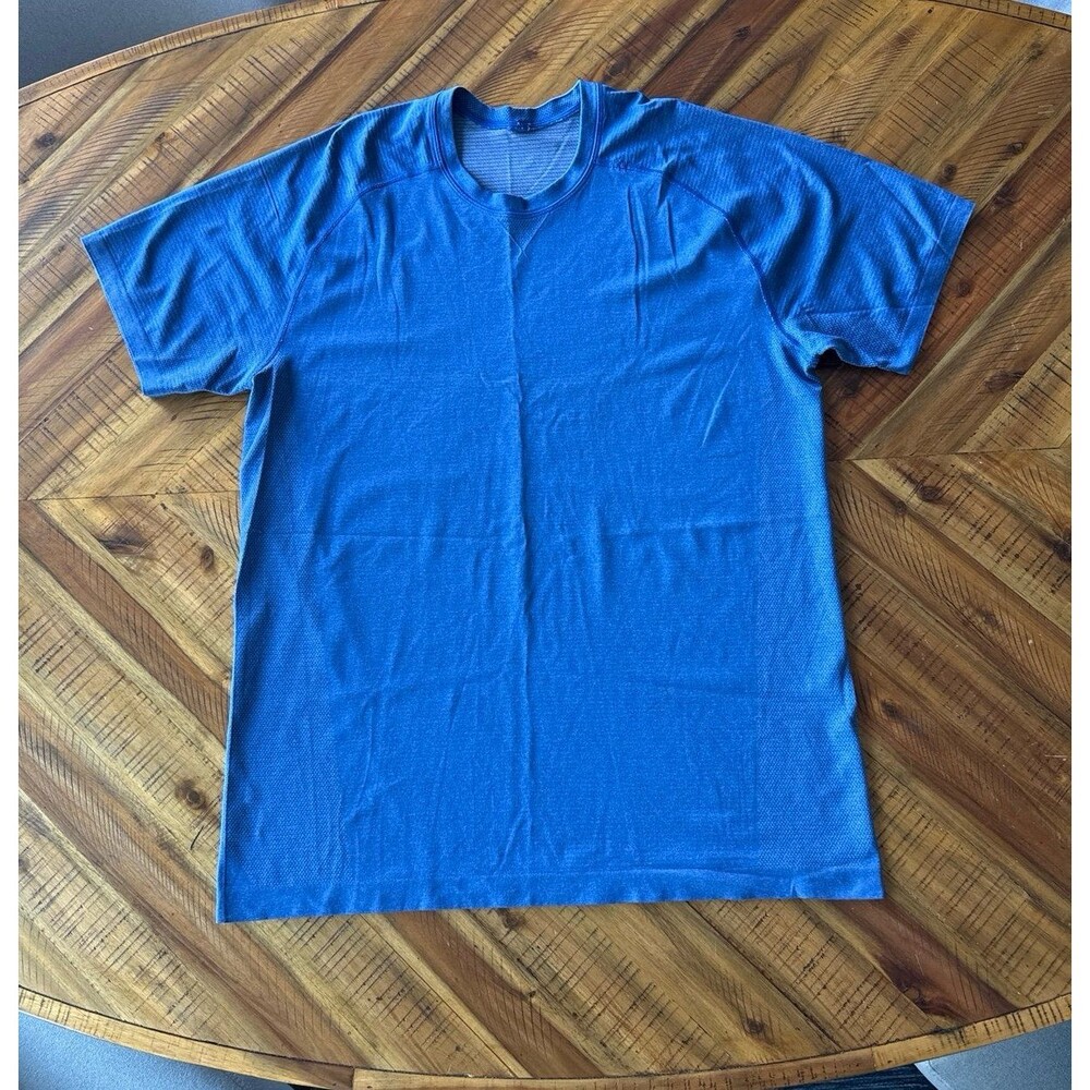 Lululemon Metal Vent Tech Short Sleeve Shirt Men’s XL Cobalt Blue Performance
